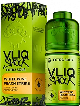 Ароматизатор VLIQ Shock "Белое вино с персиком / White Wine Peach Strike" 15мл (на 30мл)